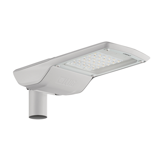 Lanterne LUG Urbino LED - 80W 3000K 9750Lm IP66 IK09 100 000h L90 Gris O.Parking - Garantie 5ans
