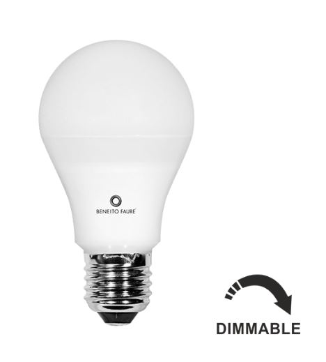 Lampe LED BENEITO Standard E27 - 10W 4000K 935Lm 25 000H Dimmable - Garantie 3ans