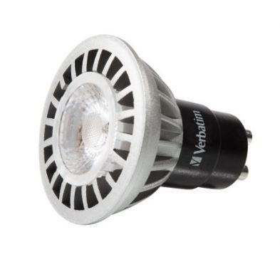 Lampe LED VERBATIM GU10 - 8W 4000K 650Lm 35° IRC>90 40 000H Dimmable - Garantie 5 ans