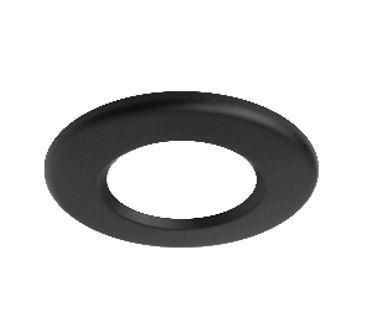 Collerette Noir mat pour spotlight LED MEGAMAN Tego 2