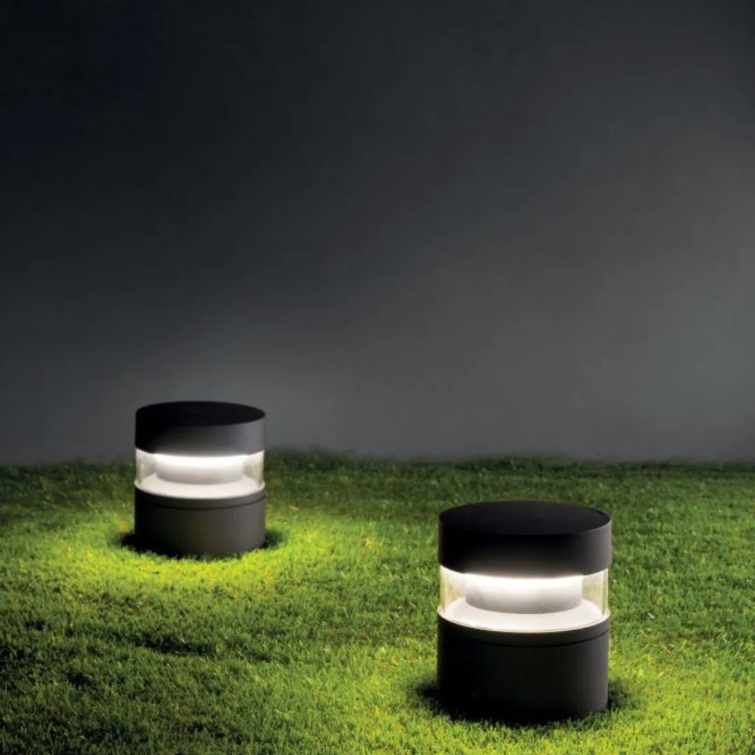 Borne LED LOMBARDO Tok H150 - 13W 3000K 704Lm 360° IP66 IK10 50 000H Corten - Garantie 5ans
