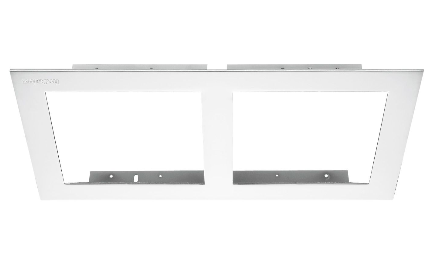 Cadre modulaire double blanc pour spot Atolon