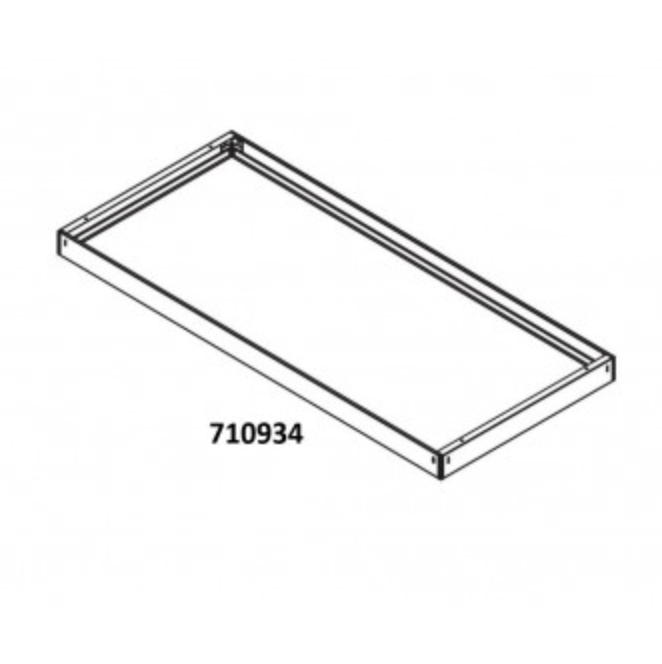 Cadre saillie 1200x300 Blanc - à assembler