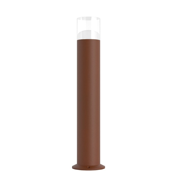 Borne LED BENEITO FAURE Tura 600 - 12W 3000K 950Lm IP65 IK06 30000H Corten - Garantie 3ans