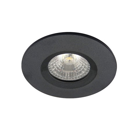 Collerette adpaptable pour spots fixes - Noir