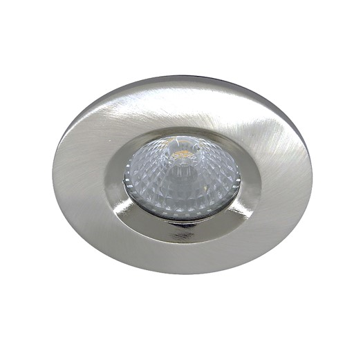 Collerette adpaptable pour spots fixes - Acier brossé