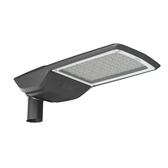 Lanterne LUG Urbino LED - 102W 3000K 12850Lm IP66 IK09 100000h L90 Graphite O.Parking- Garantie 5ans