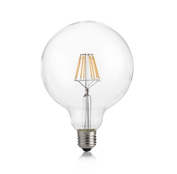 Lampe IDEAL LUX filaments LED G125 - E27 8W 3000K 860Lm 25000H