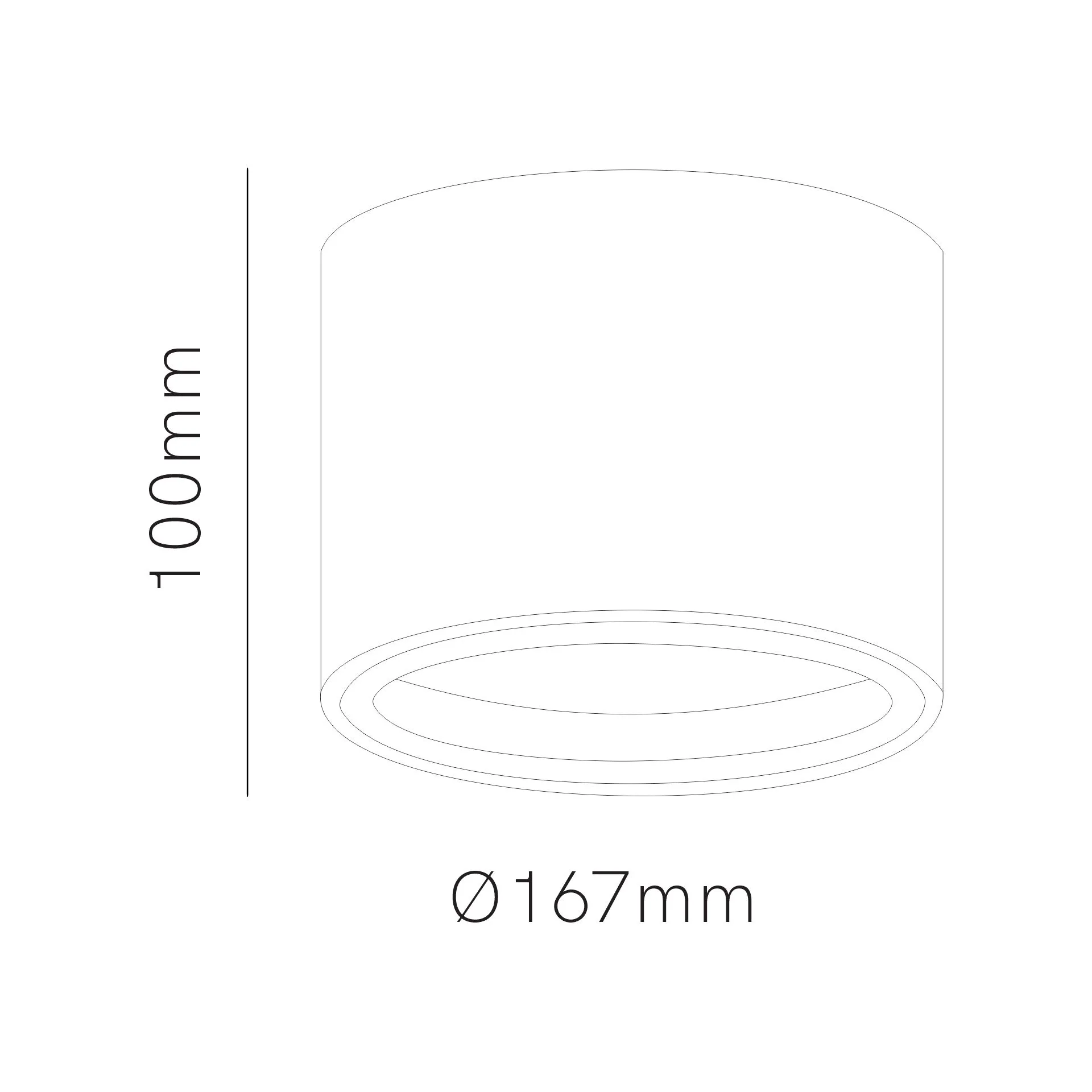 Spot BENEITO Avant surface round - AR111/GU10 IP20 45° (hors source) Blanc - Garantie 3 ans