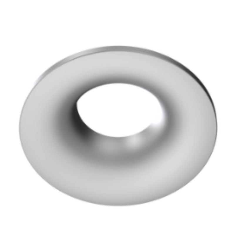 Collerette Chrome pour Spotlight Basse Luminance LED SOLUM modèle : NORMA