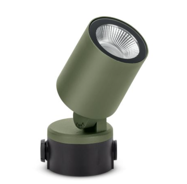 Projecteur LOMBARDO Nao 100 - 16W 3000K 1200Lm IP66 50000H L80B20 Vert Dimmable - Garantie 5ans