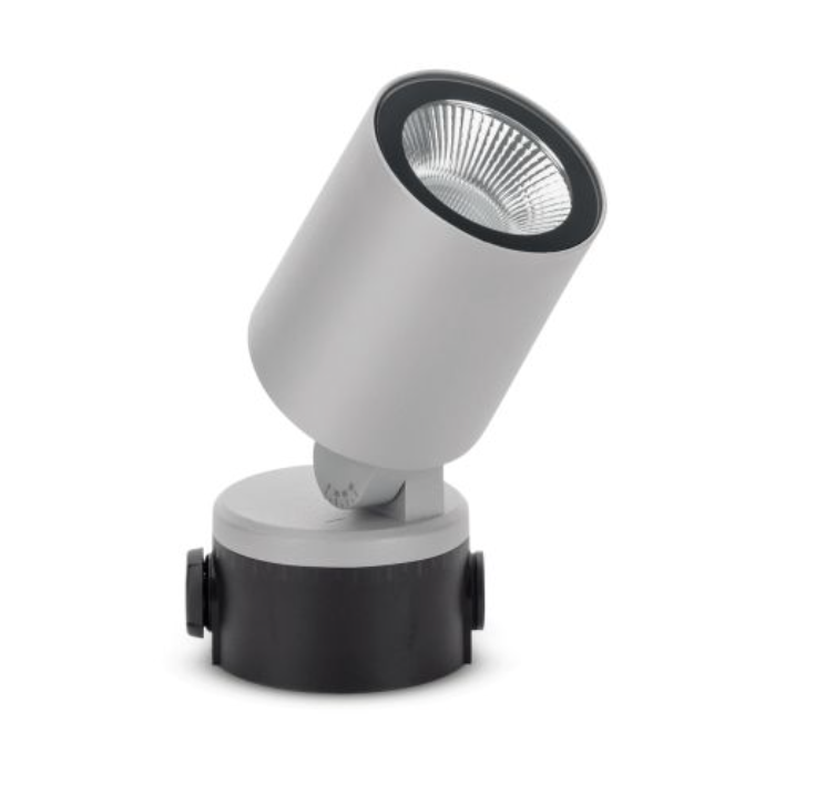 Projecteur LOMBARDO Nao 100 - 16W 3000K 1200Lm IP66 50000H L80B20 Gris Dimmable - Garantie 5ans