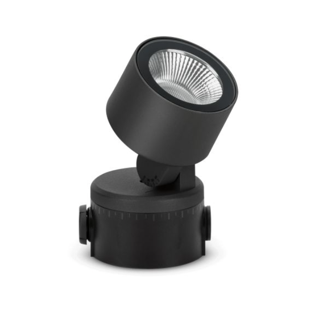 Projecteur LOMBARDO Nao 50 - 9W 3000K 750Lm IP66 50000H L80B20 Anthracite Dimmable- Garantie 5ans