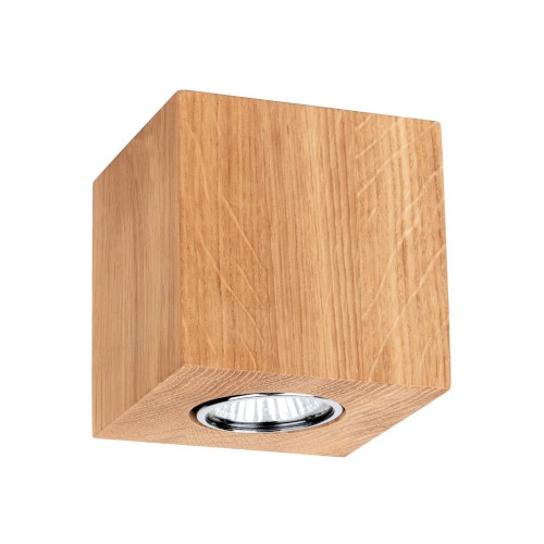 Spot BRITOP Wooddream cube - GU10 Bois (hors source) IP20 - Garantie 2 ans