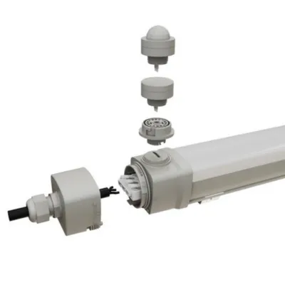 Etanche RSE ADDIS Opaline 600mm 15 à 25W 4000K 2130 à 3550 Lm 140Lm/W IP65 50000H L80B20- Grt 5 ans