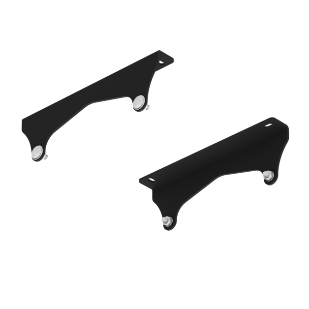 Kit de montage plafond 2x Noir Pour suspension linéaire HALL LED PXF