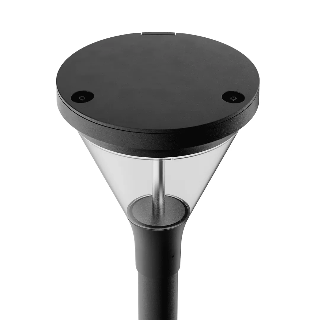 Lanterne LENA Skver DALI - 39W 3000K 5000Lm IP66 IK10 IRC80 Noir- Garantie 5 ans