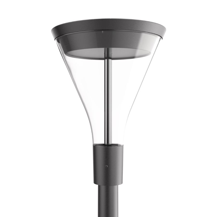 Lanterne LUG Avenida LED - 34W 3000K 4250Lm IP66 IK10 100 000h L80B10 Anthracite - Garantie 5ans