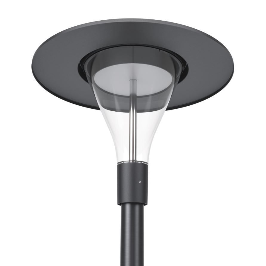 Lanterne LUG Avenida LED Chapeau - 34W 3000K 4250Lm IP66 IK10 100 000h Graphite - Garantie 5ans