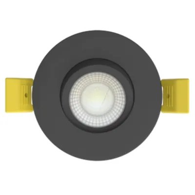 Pack de 10 Spots orientables SOLUM Stella- 4.5W CCT 520Lm IP65 50000H L70B20 Noir Dimmable -Grt 5ans
