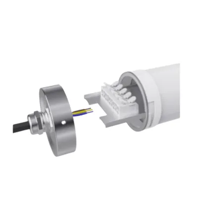 Tubulaire LED RSE ADDIS Opaline PC 120cm - 40W 4000K 5400Lm IP65 54000H L80B20 - Grt 5 ans