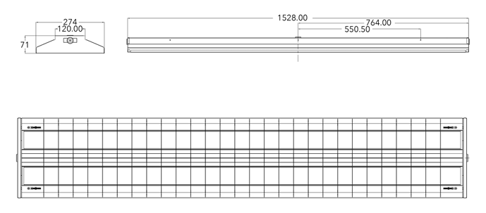 Linéaire Dali Spath Sport ADDIS 150W 4000K 22500Lm UGR<22 IP20 IK10 80° 60000H L80B20 Garantie 5ans