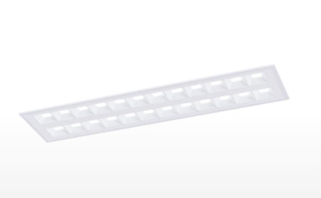 Dalle Opple Vienna UGR16 1200*300mm IRC90 32 DALI W CCT 4000Lm IP20/IK03 70000H L80 Garantie 5 ans