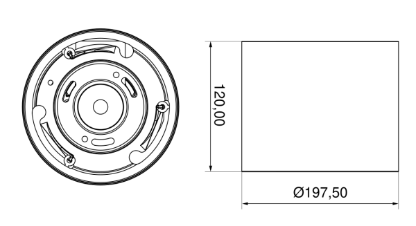 Accessoire surface blanc pour Downlight Arizona 20W