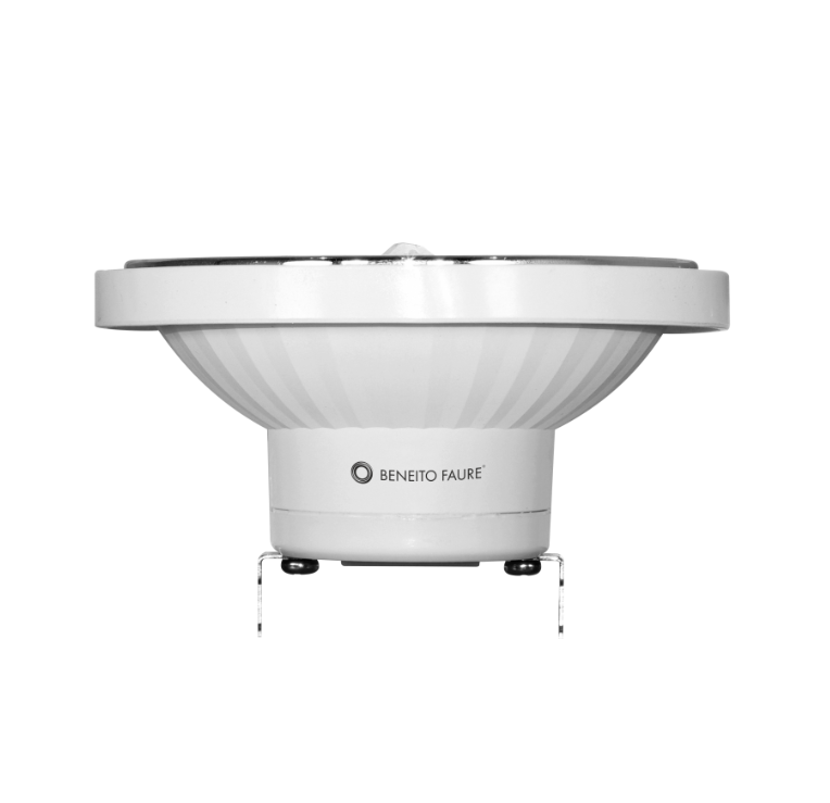 Spot sur patère NOVOLUX Haïti - 230V AC AR111/ GU10 IP20 (hors source) Blanc - Garantie 2ans